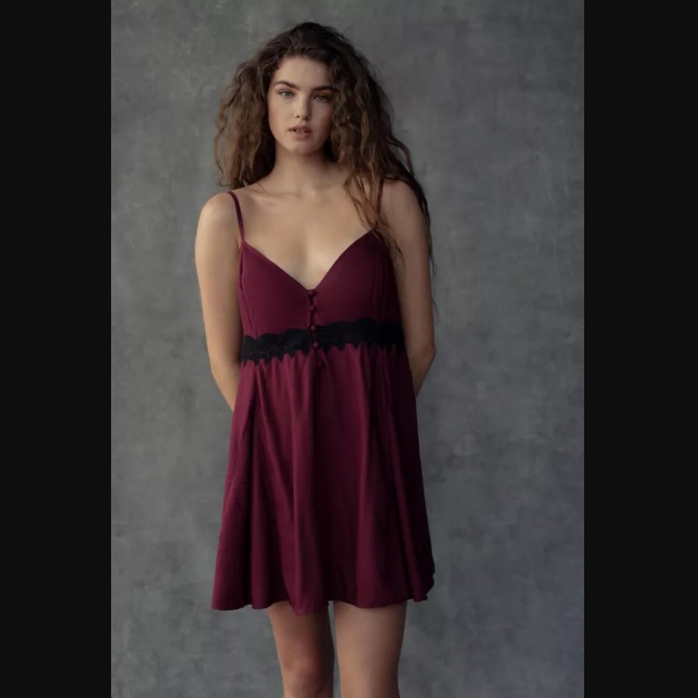 Urban Outfitters Lace Inset Frock Dress